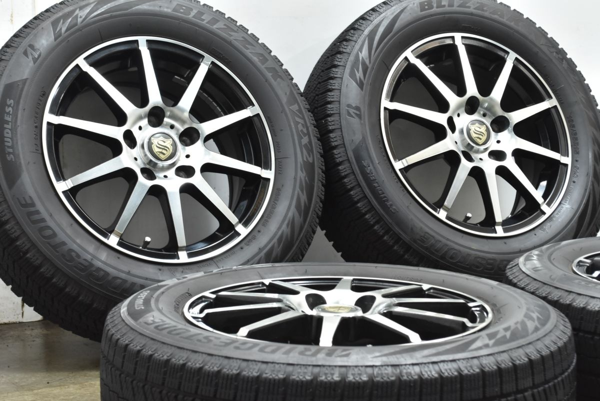 バリ溝 ストレンジャー 15 in 6 J 45 PCD 114 3 ブリヂストン ブリザック VRX 2 195 65 R ノア ヴォクシー ステップワゴン セレナ 可