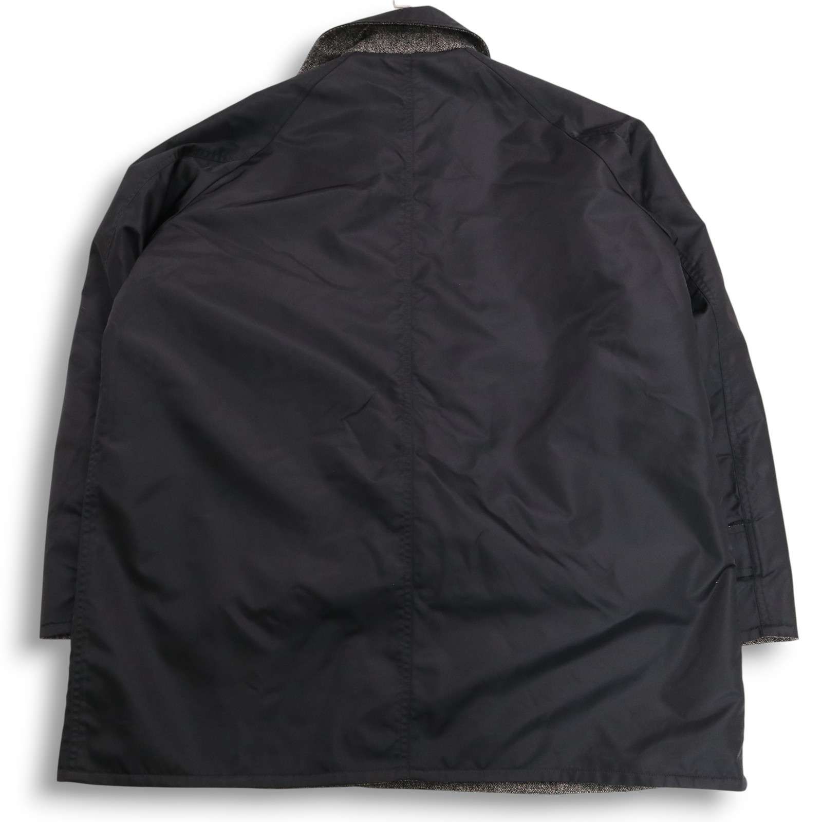 【美品 24AW】UNITED ARROWS ユナイテッドアローズ ナイロンツイル ネップツイード リバーシブル コート Sz.M メンズ 定7万 美品 24AW】UNITED ARROWS ユナイテッドアローズ ナイロンツイル