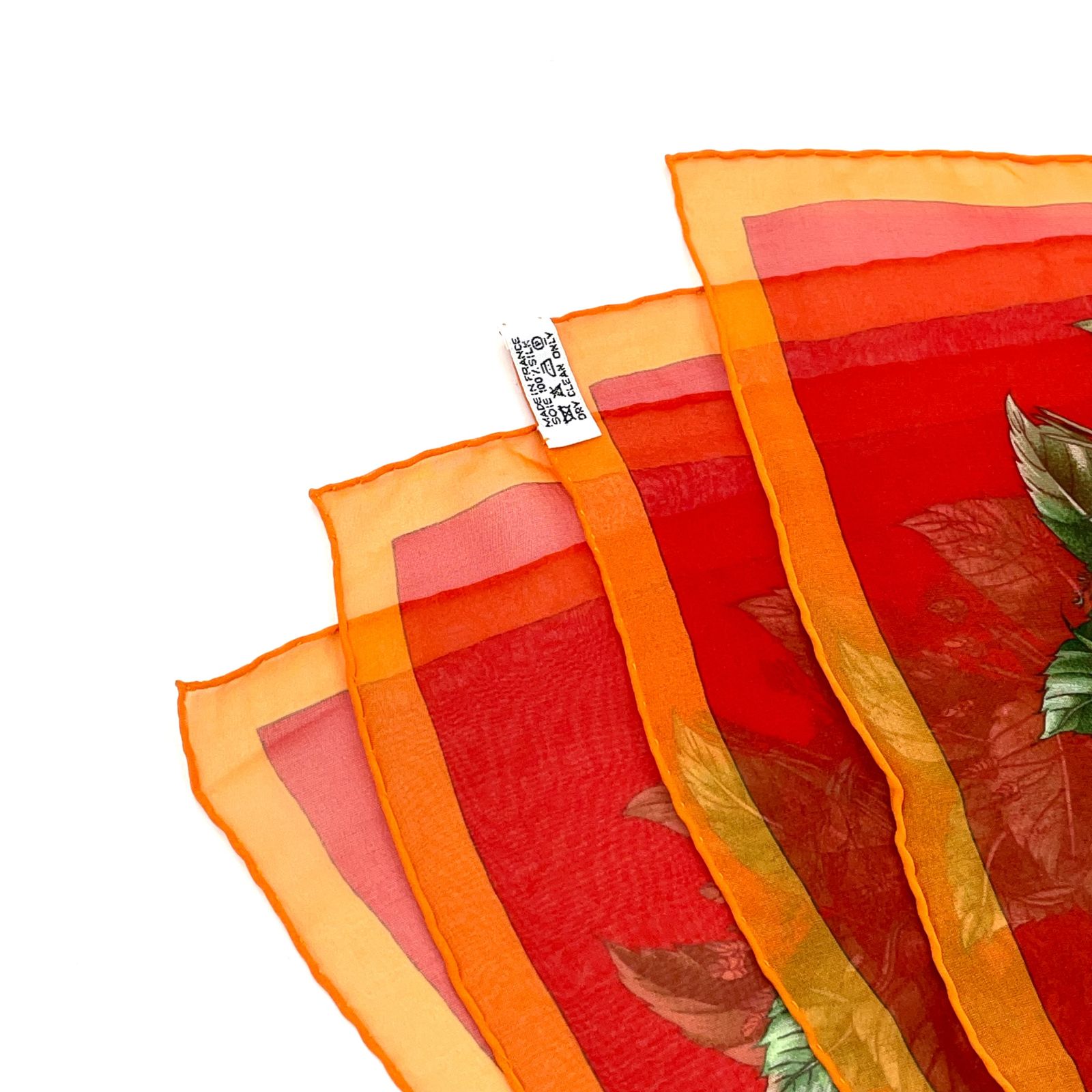 HERMES ピタゴラス シフォン カレ90 シルク マルチカラー スカーフ