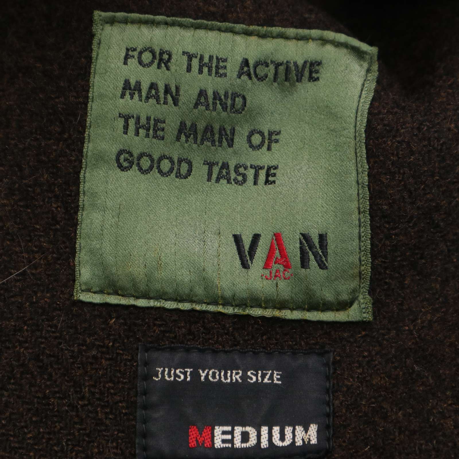 ! 60s 70s VAN JAC 初期 ヴァン ジャック 秋冬 肉厚 ウール ダッフルコート Sz.M メンズ ビンテージ 古着 KANDAIZUMI_COM