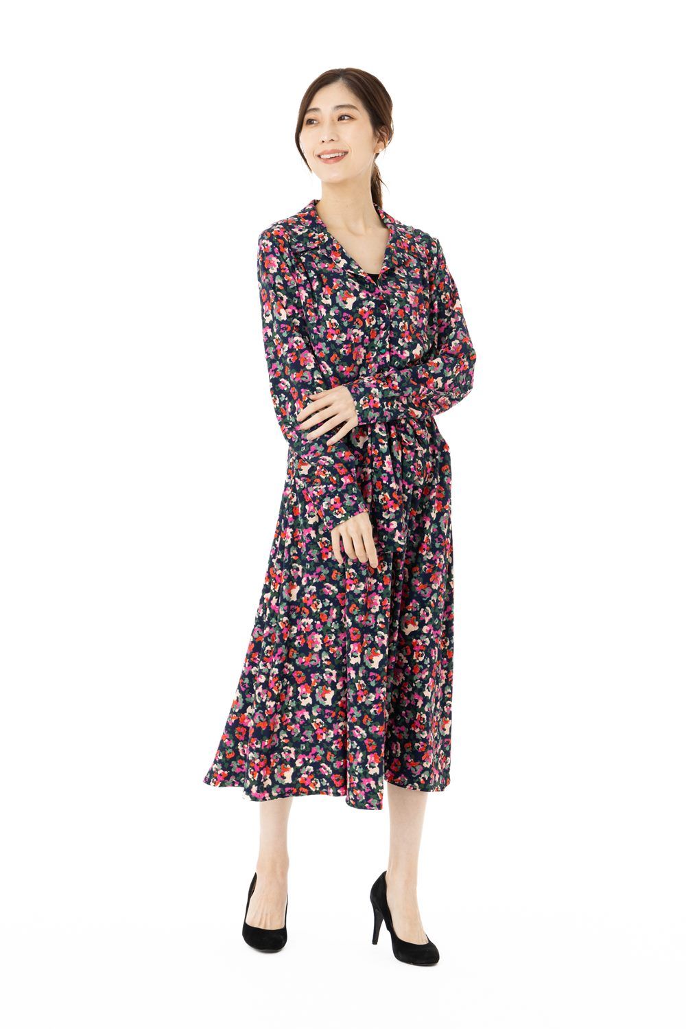 ミドル丈ワンピース