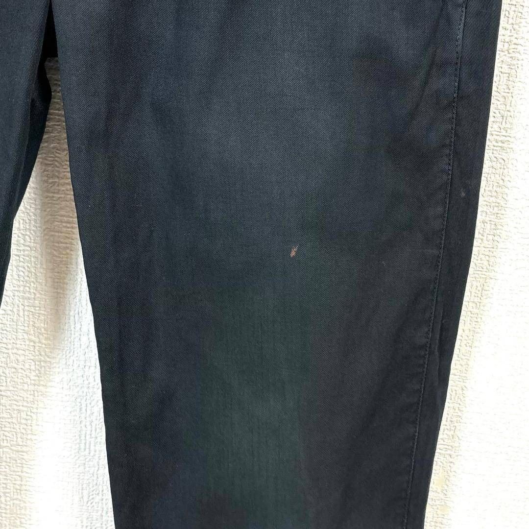 本人期 ヘルムートラング 裾レザーベルトパンツ 29 ブラック ボンテージ DECORATOM_COM_BR