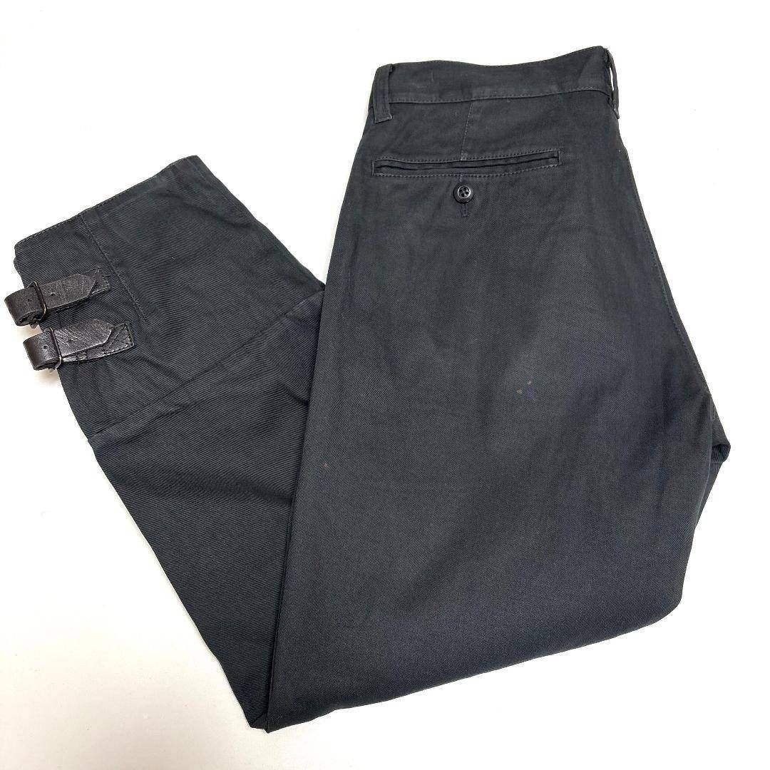 裾レザーベルトパンツ 29