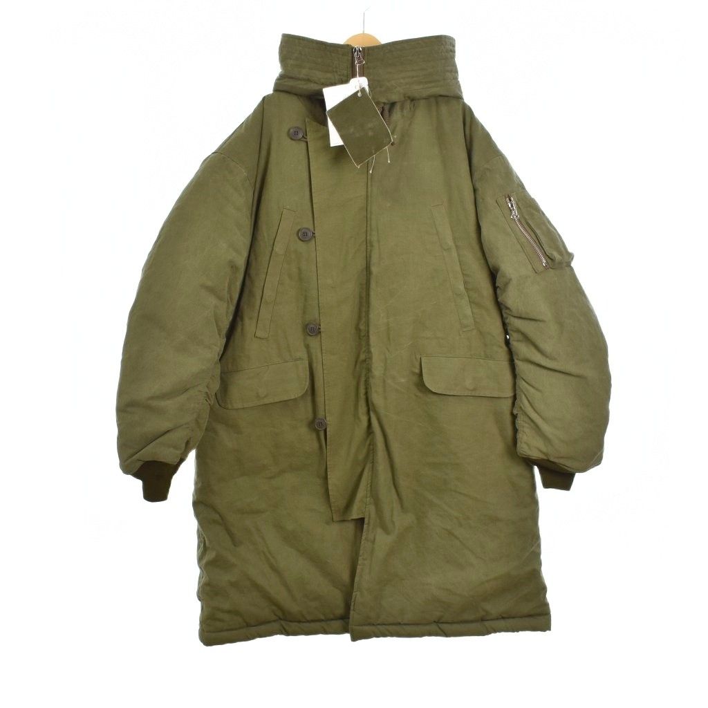 レディメイド READYMADE 24AW HOODED DOWN COAT ヴィンテージコットン フーデッド ダウンコート 2 カーキ RE-CO-KH-00-00-266 AA