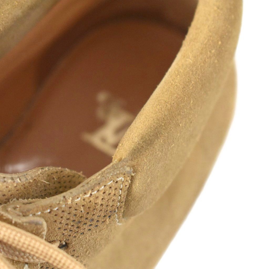  ルイヴィトン LOUIS VUITTON ニゴ NIGO ダミエ LV モッズライン ショートブーツ スエード 5 茶 ブラウン AA ブーティ ブーツ