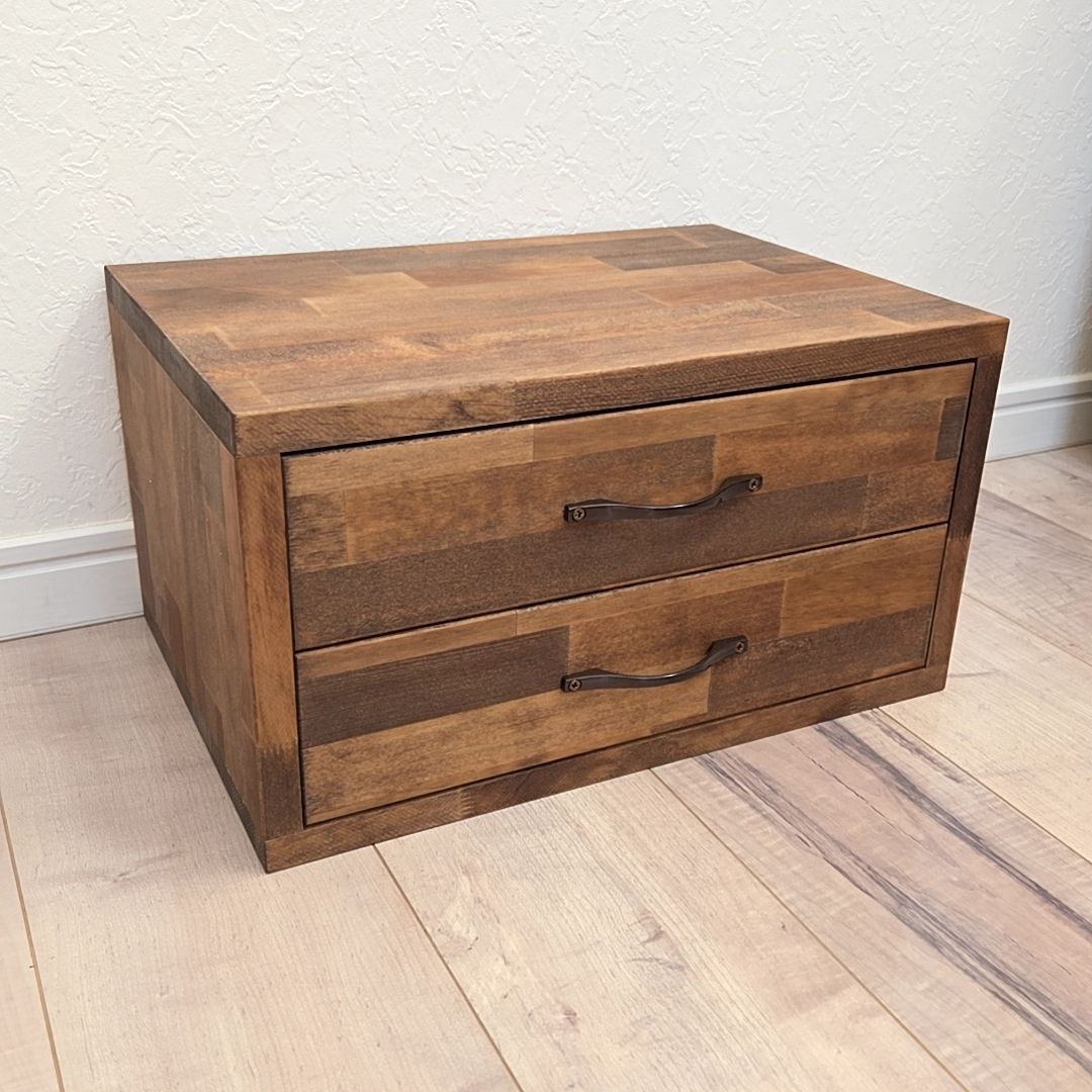 A4ファイルの入る 卓上チェスト｜北欧ナチュラルな木製収納ボックス