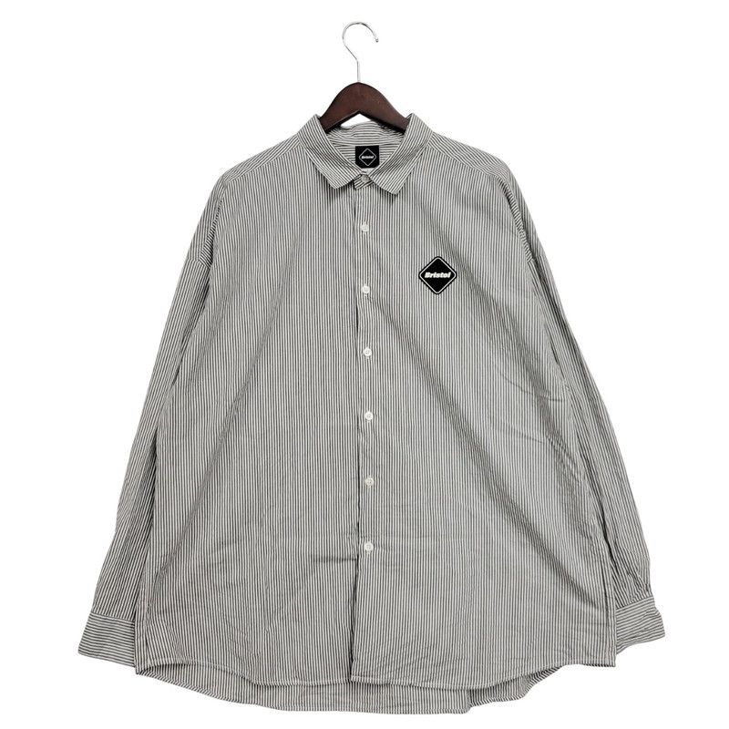 品 F.C.R.B. エフシーアールビー BIG LOGO L S BAGGY SHIRT FCRB-250086 ビッグロゴ ロングスリーブ バギー シャツ 長袖 ストライプ トップス 142-251104-as-14-izu