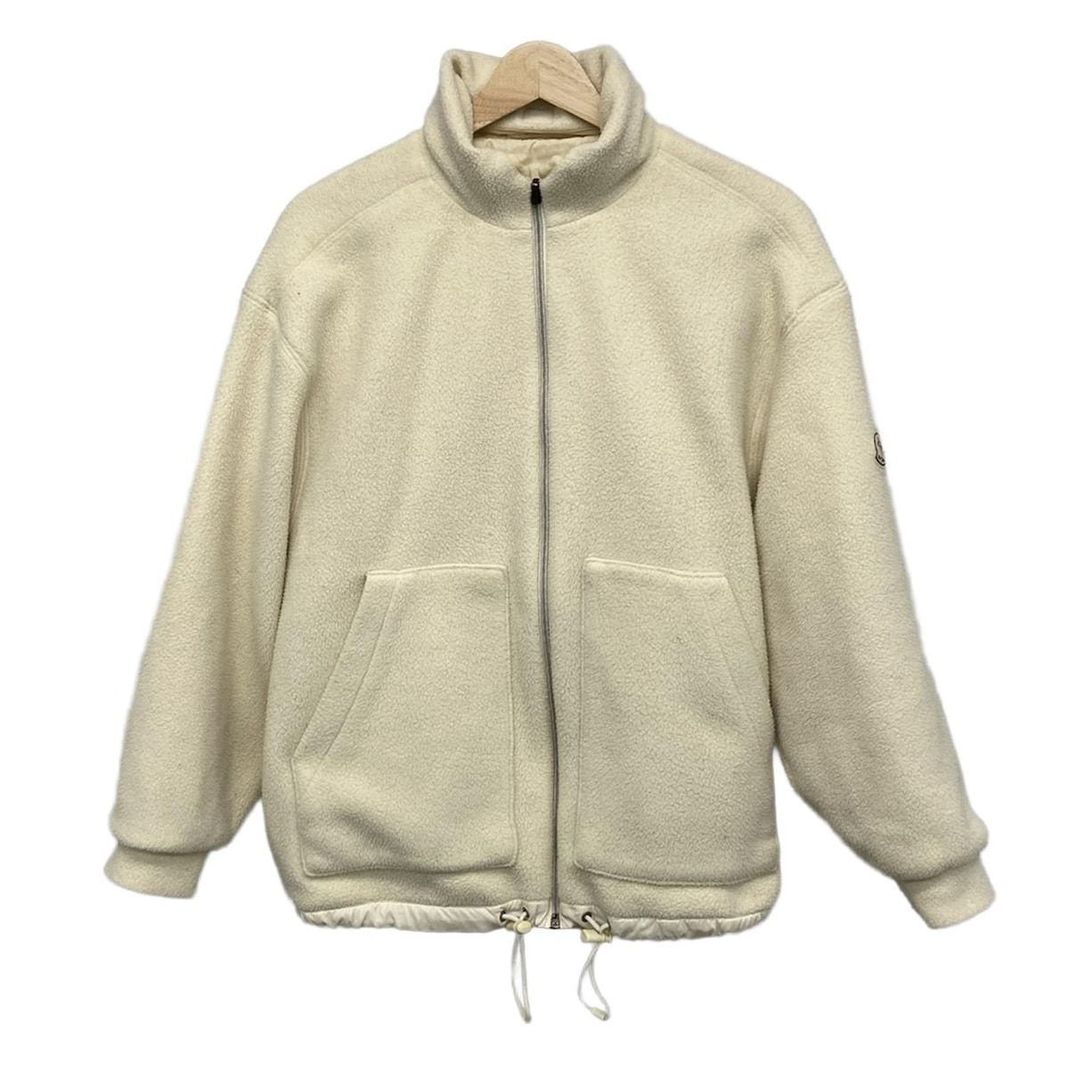 MONCLER モンクレール ブルゾン サイズXS レディース Grenoble Husky Trevira Revisable Hood Jacket アイボリー