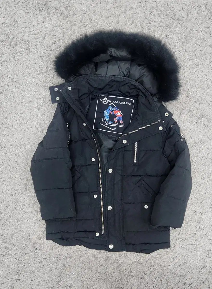 ムースナックルズ スリークォーター キッズ ブラックファー S 130級