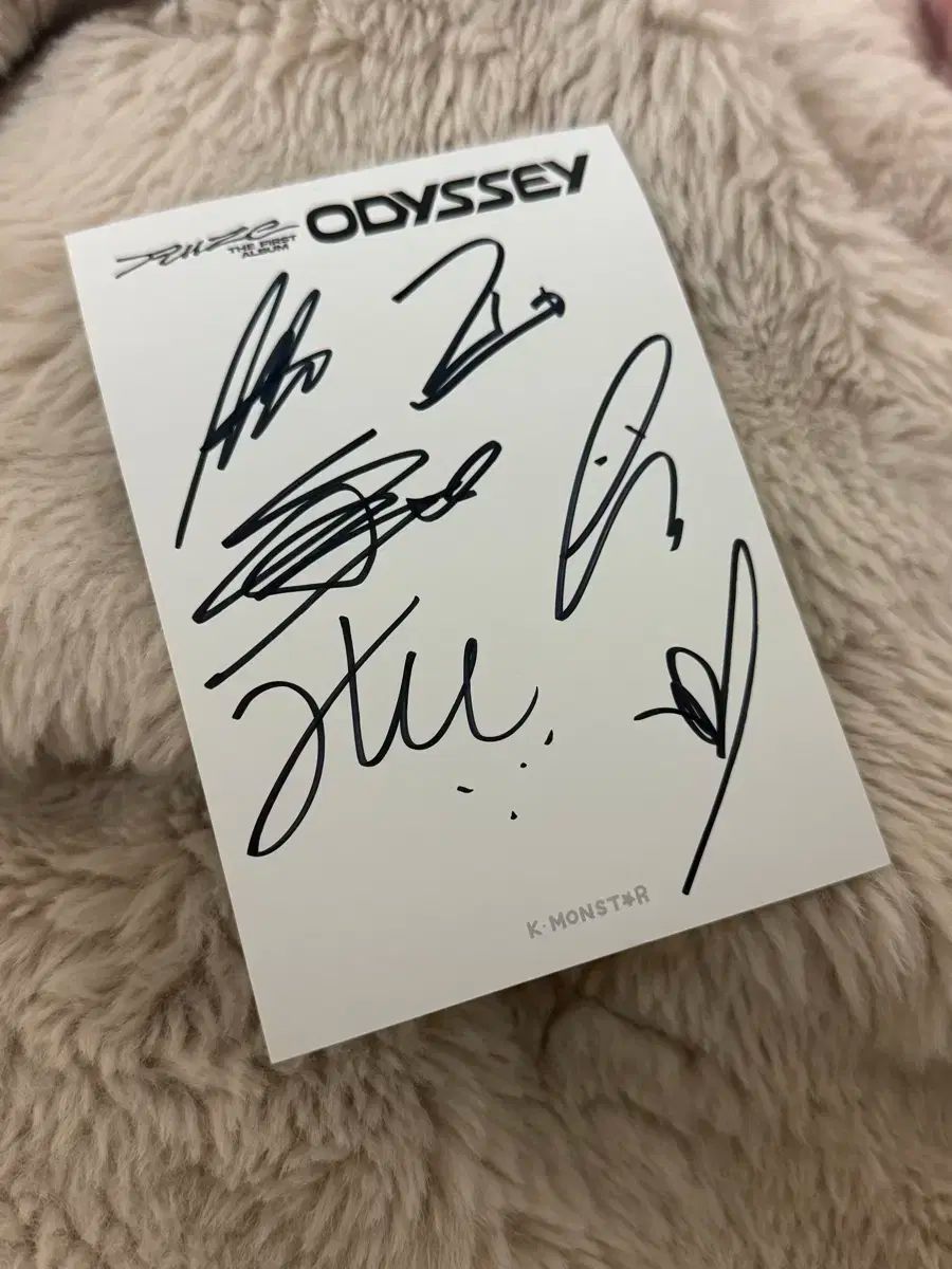 RIIZE ライズ 団体 集合 サイン はがき