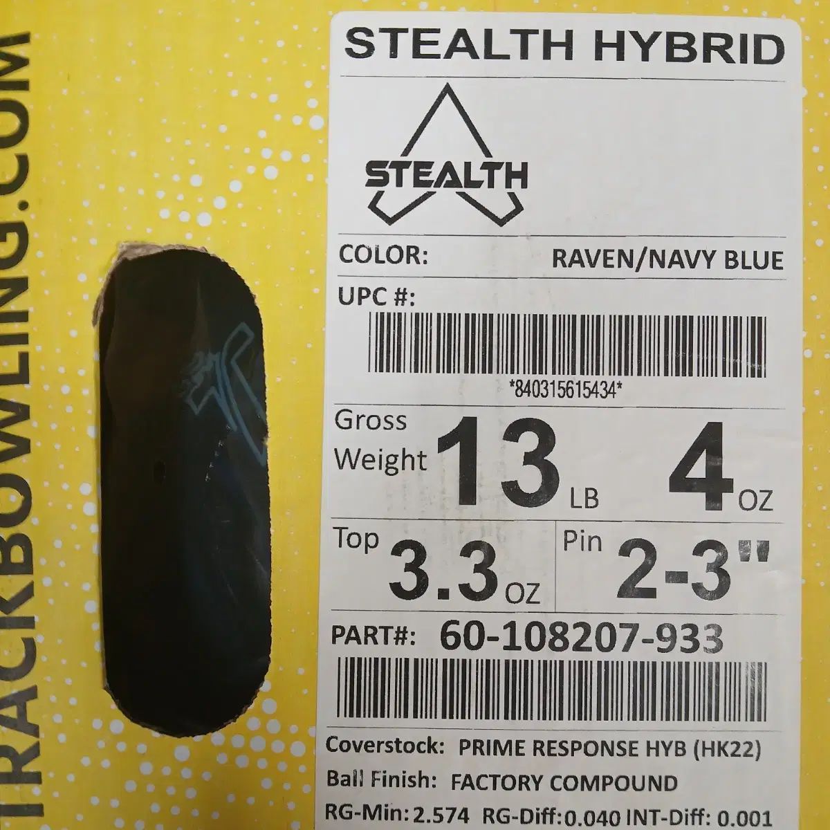  13パウンド トラック ステルス ハイブリッド ボーリング ボール 球 ボウリング スポーツ