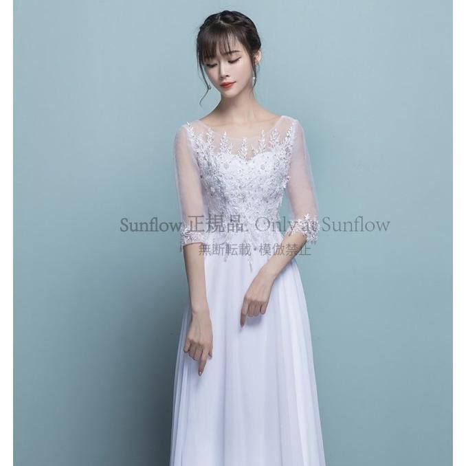 レース ロングドレス