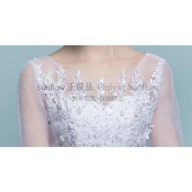 レース ロングドレス