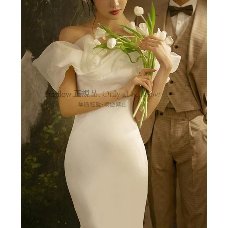 フリル レースアップ