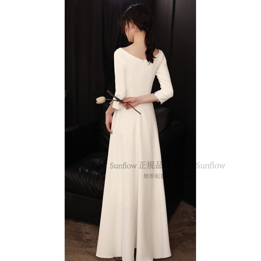  ウェディングドレス 白 花嫁 二次会 ドレス ロング ロングドレス パーティードレス 結婚式 お呼ばれドレス 黒 シンプル 大きいサイズ 3 L Aライン フ ウェディングドレス ドレス ブライダル