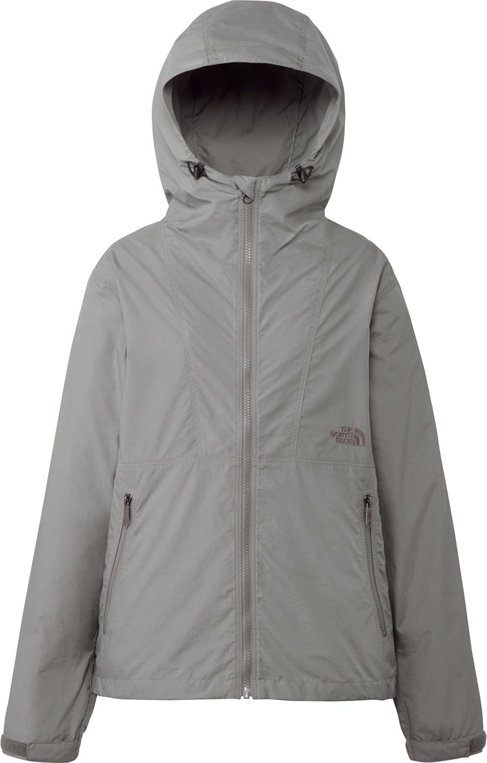 ザ ノース フェイス THE NORTH FACE アウトドア コンパクトジャケット レディース Compact Jacket トップス シェルジャケット キャンプ 撥水 フード 軽量 防風 静電ケア スタッフサック付 NPW7223 SP スモークドパール