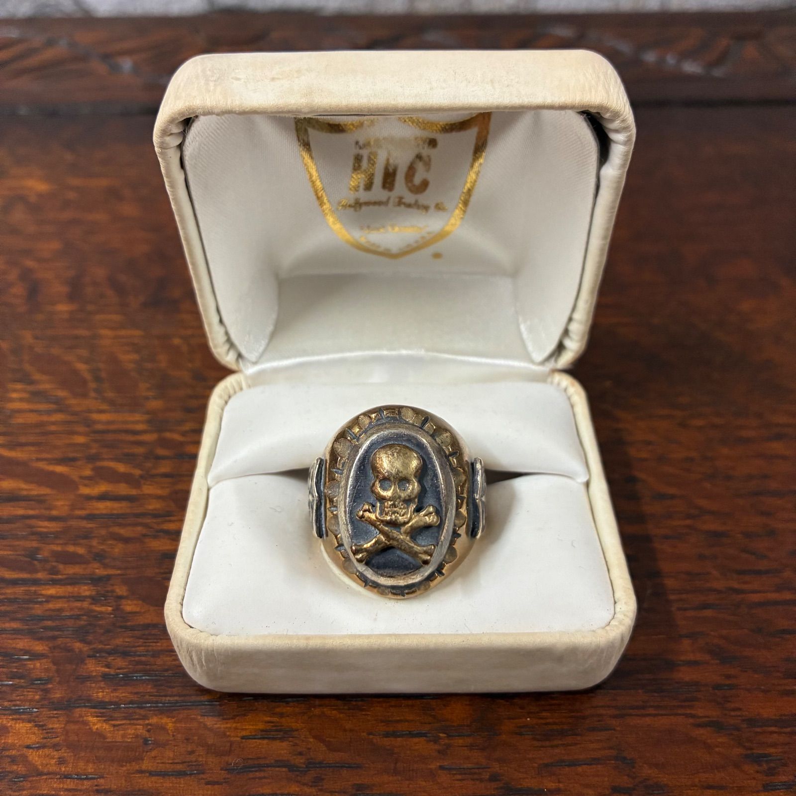 NO.88 HTC Mexican ring skull メキシカンカレッジリング スカル 骸骨 