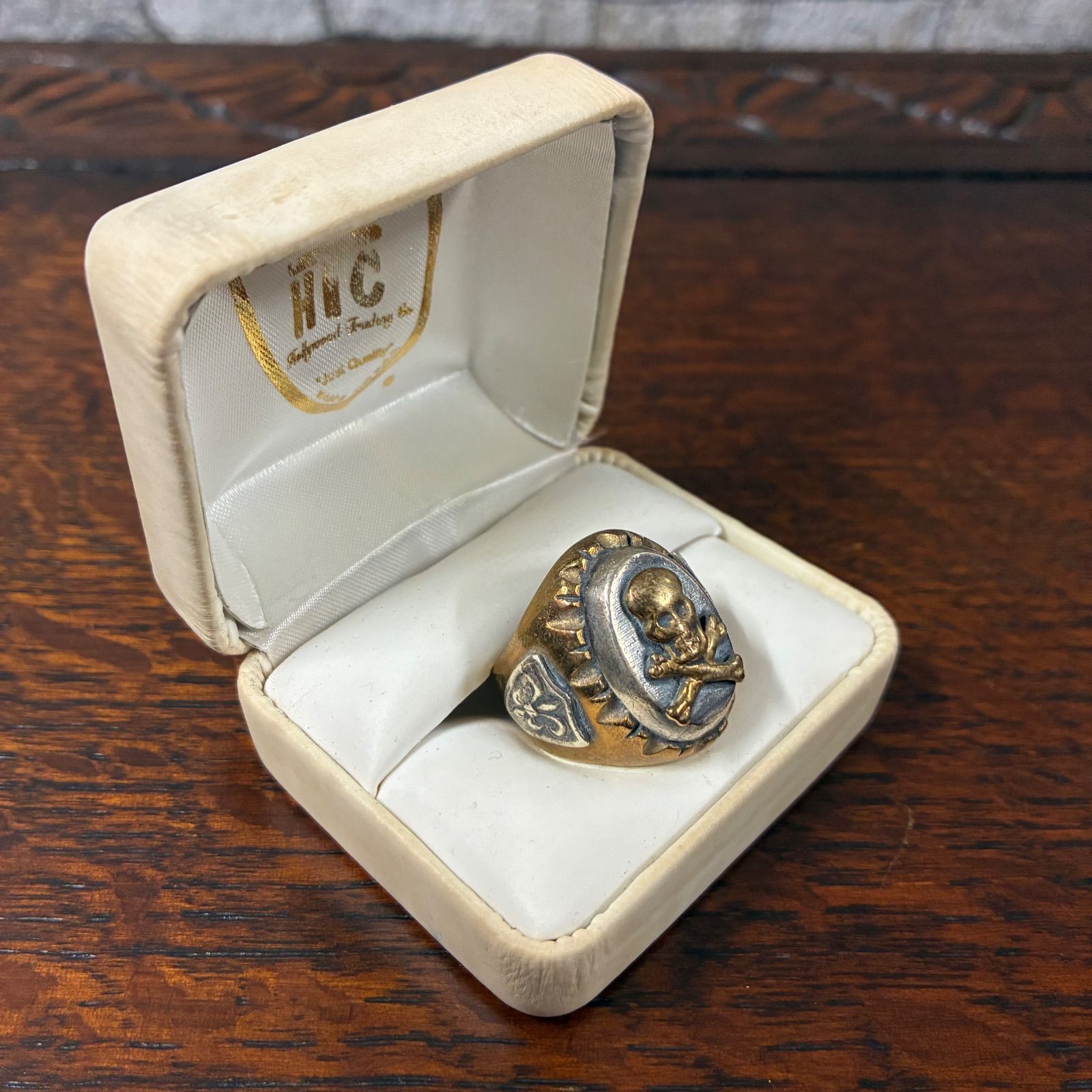 NO.88 HTC Mexican ring skull メキシカンカレッジリング スカル 骸骨 