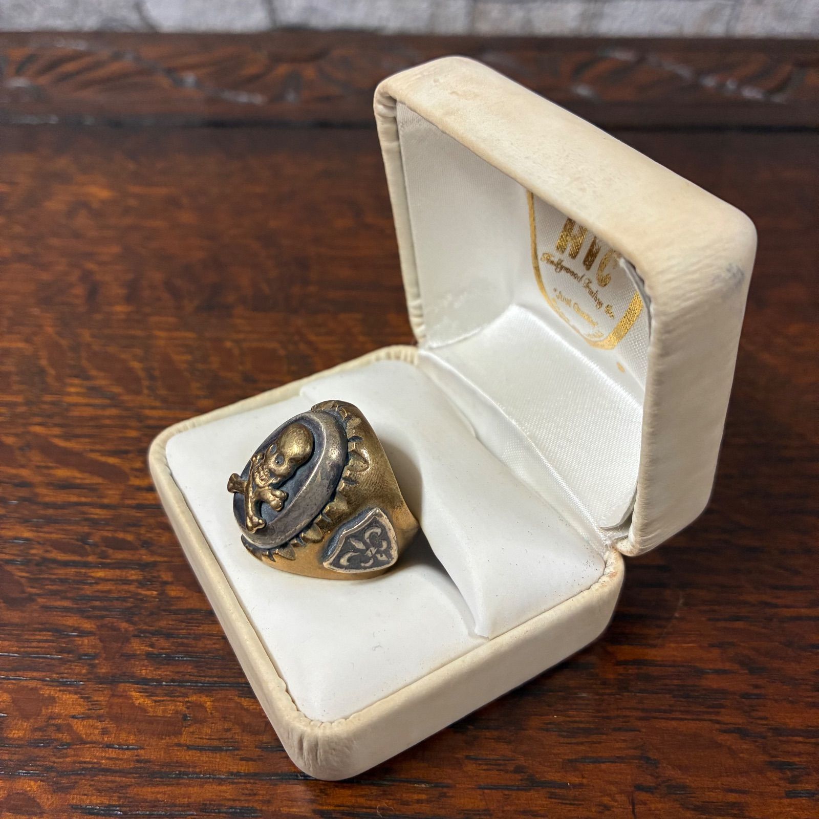 NO.88 HTC Mexican ring skull メキシカンカレッジリング スカル 骸骨 