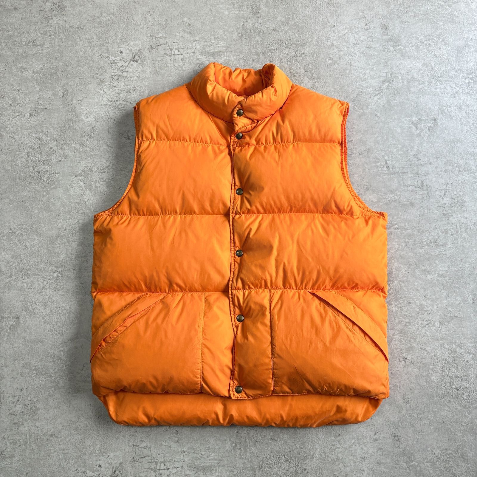 90s L.L.Bean Down Vest neon orange エルエルビーン ダウンベスト ネオン オレンジ