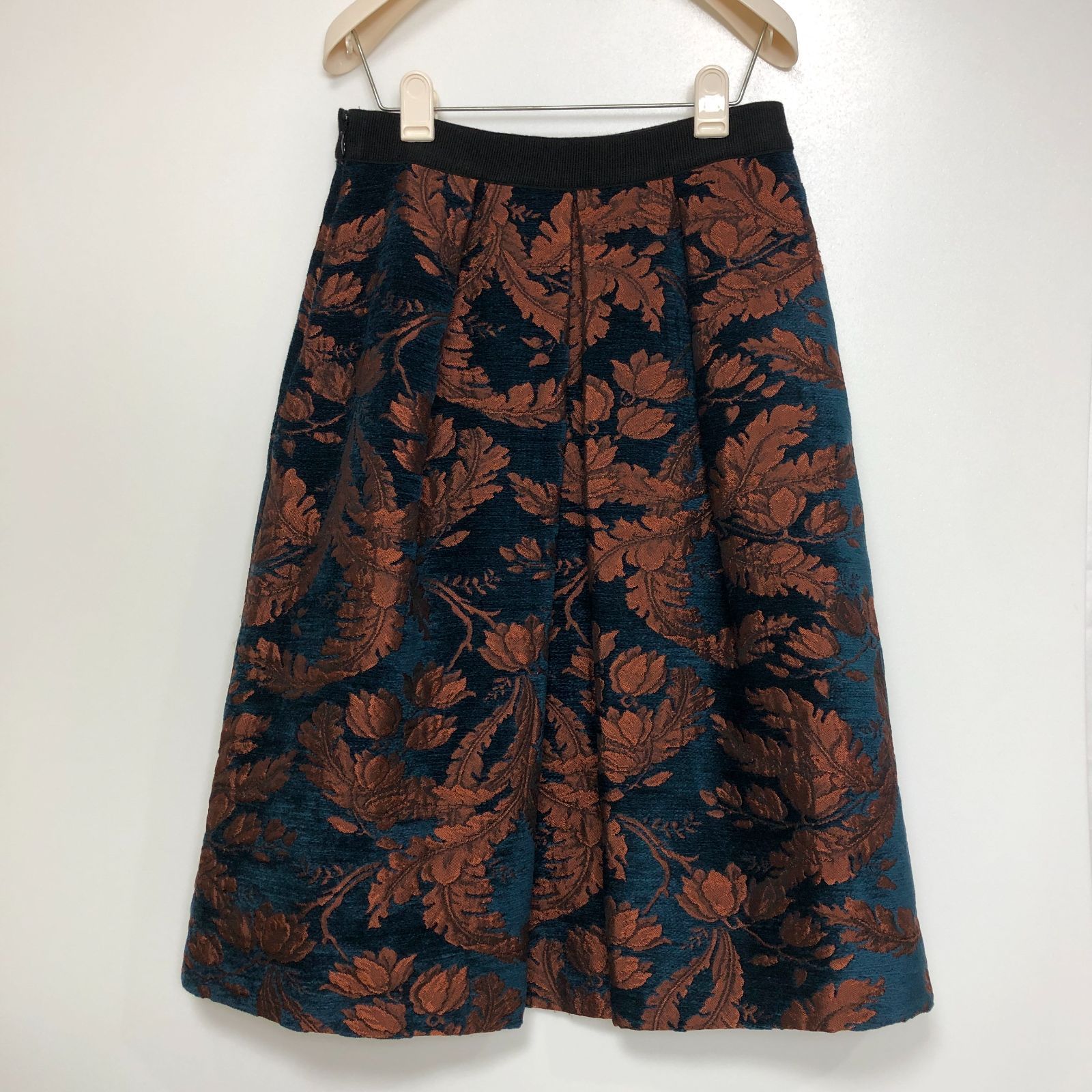 ANAYI アナイ ジャガードスカート 花柄 SGMT10-9414