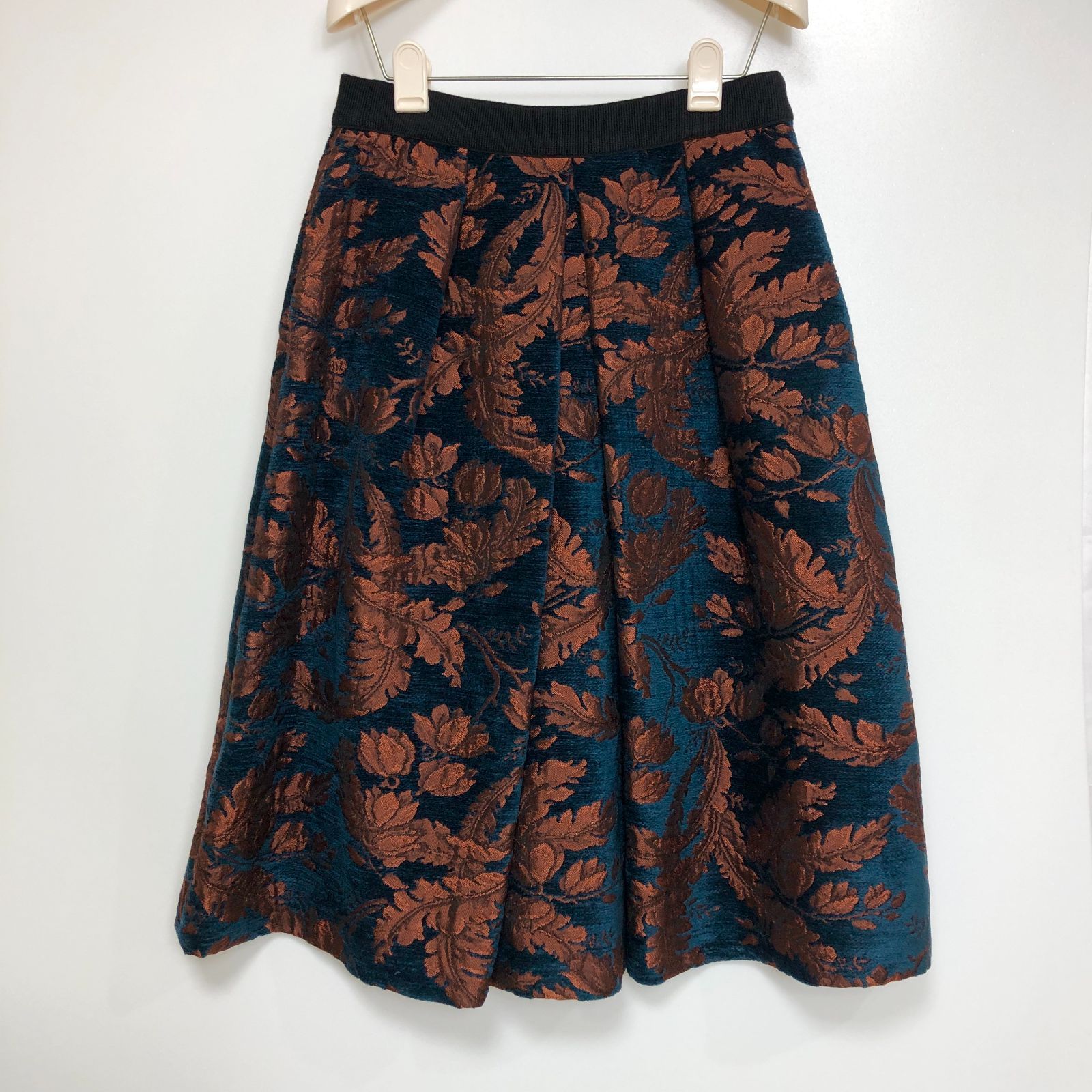 ANAYI アナイ ジャガードスカート 花柄 SGMT10-9414