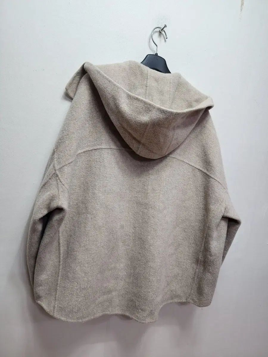 リーガーデン ウール素材 フード ハーフコート