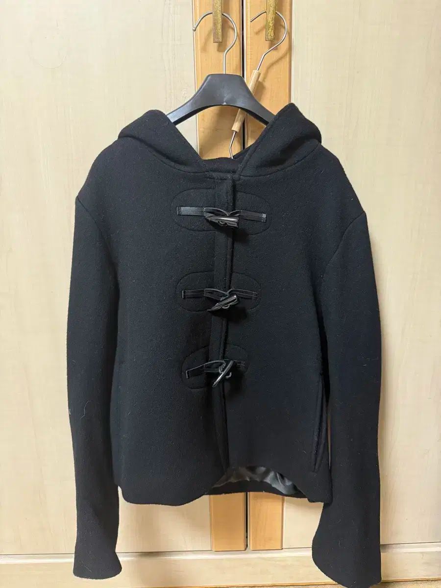 ルヌイ ソフィ ブラック ダッフル コート