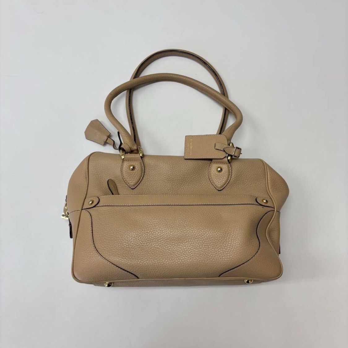 J-M DAVIDSON ジェイアンドエムデヴィッドソン MIA ボストン バッグ BAG ベージュ 系 709-0080