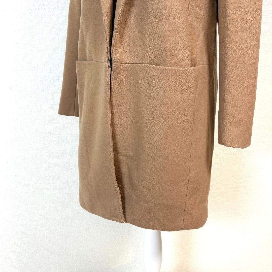 Theory ウールロングコート カシミヤ混 チェスター S キャメル GULLKHAN_COM