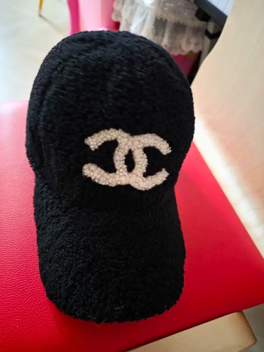 CHANEL 天然 シープスキン キャップ 帽子 最