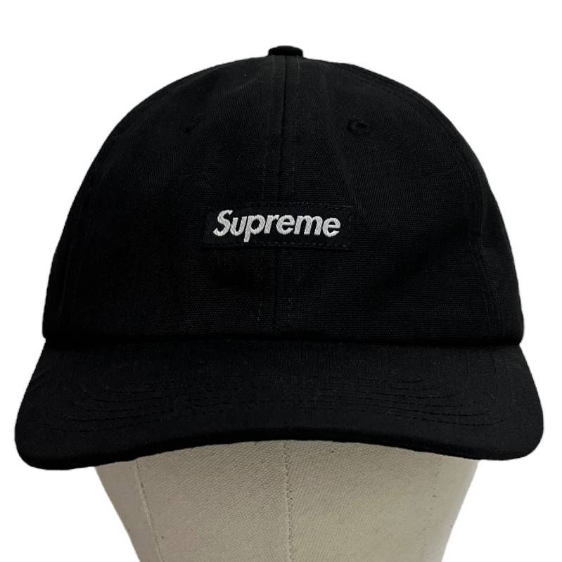 7076_1 Supreme シュプリーム Cordura Small Box 6-Panel コーデュラ スモールボックス 6パネル Cap キャップ Black ブラック 黒