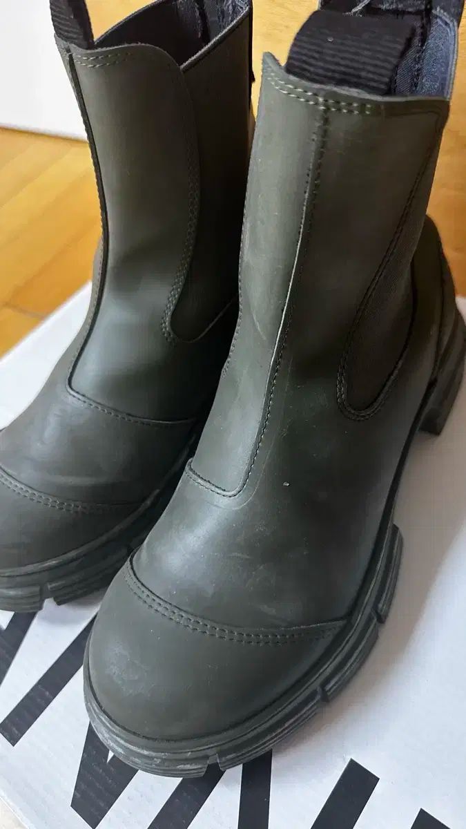  ガニー GANNI リサイクル レインブーツ カーキ 36 その他 ブーツ