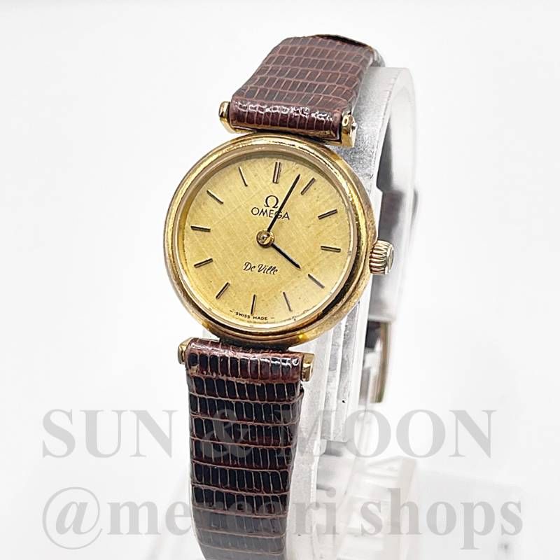 OMEGA オメガ デヴィル デビル 手巻き レディース腕時計 ゴールド TJ10-2