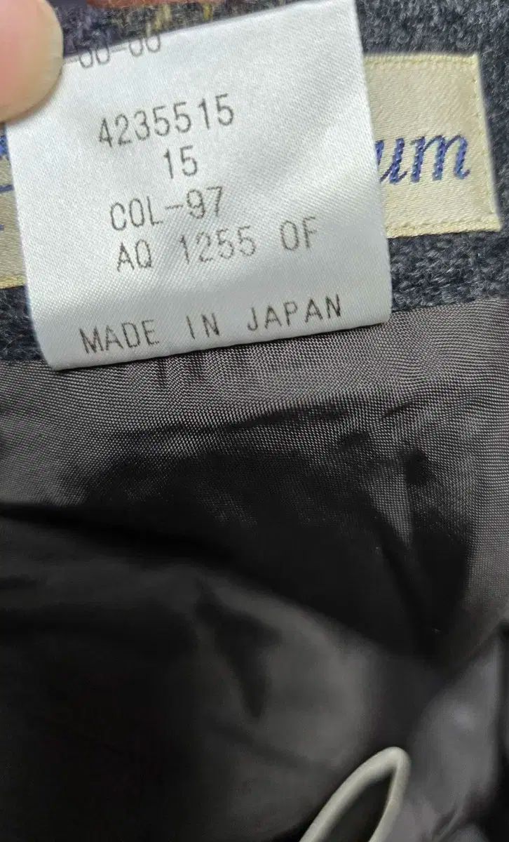 ラルフローレンケーブルニットカーディガン アクアスキュータムチェック柄スカート