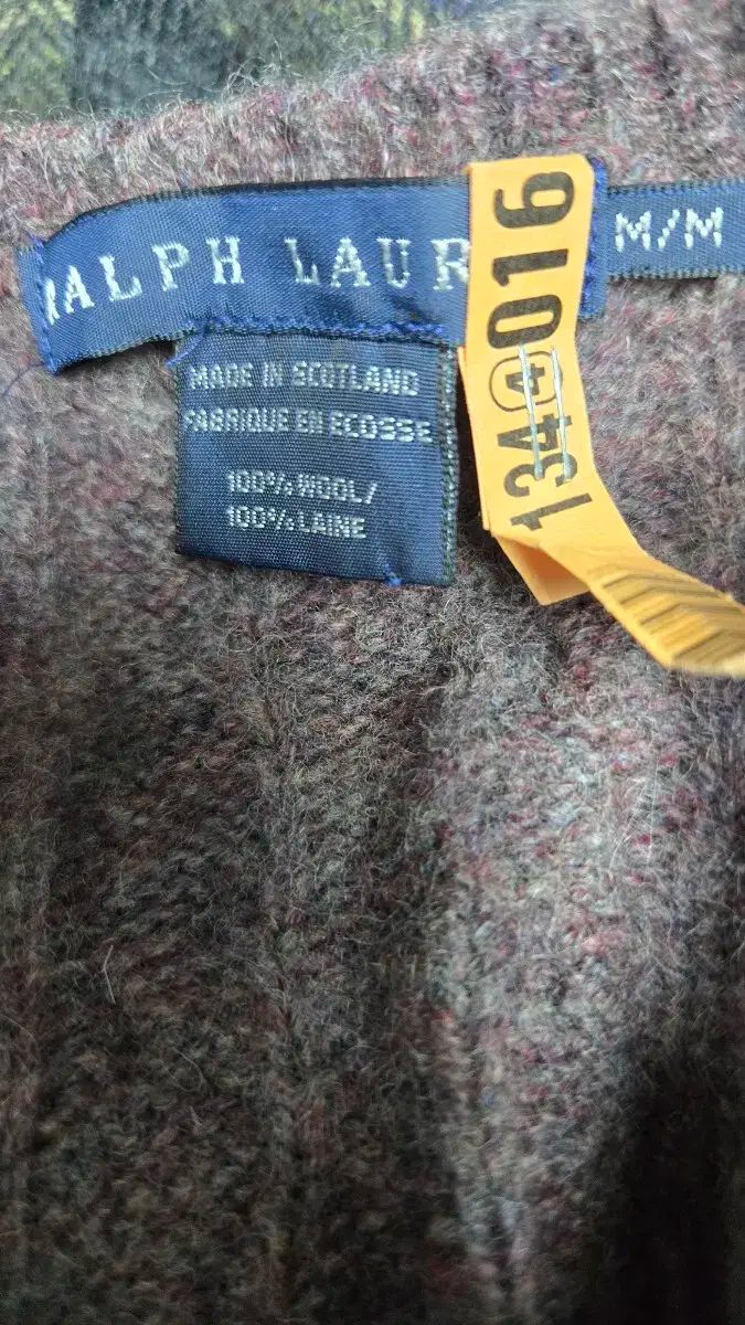 ラルフローレンケーブルニットカーディガン