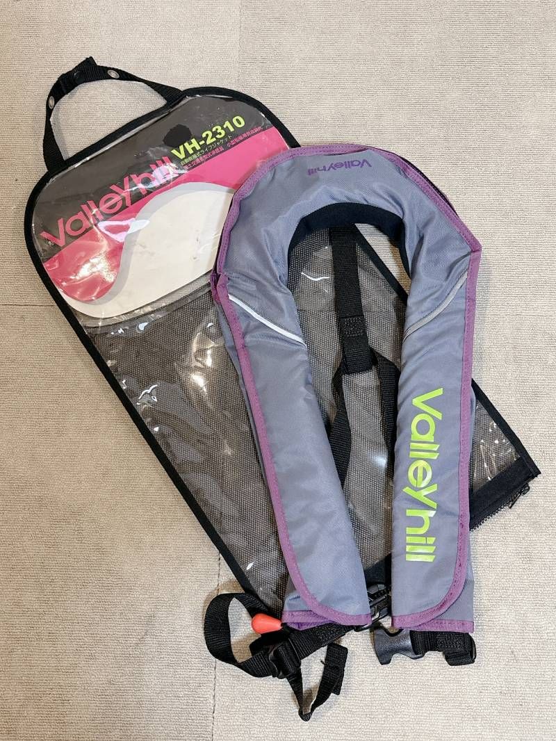 Valleyhill バレーヒル 自動膨張式 ライフジャケット 救命胴衣 VH-2310 オートインフレータブルジャケット