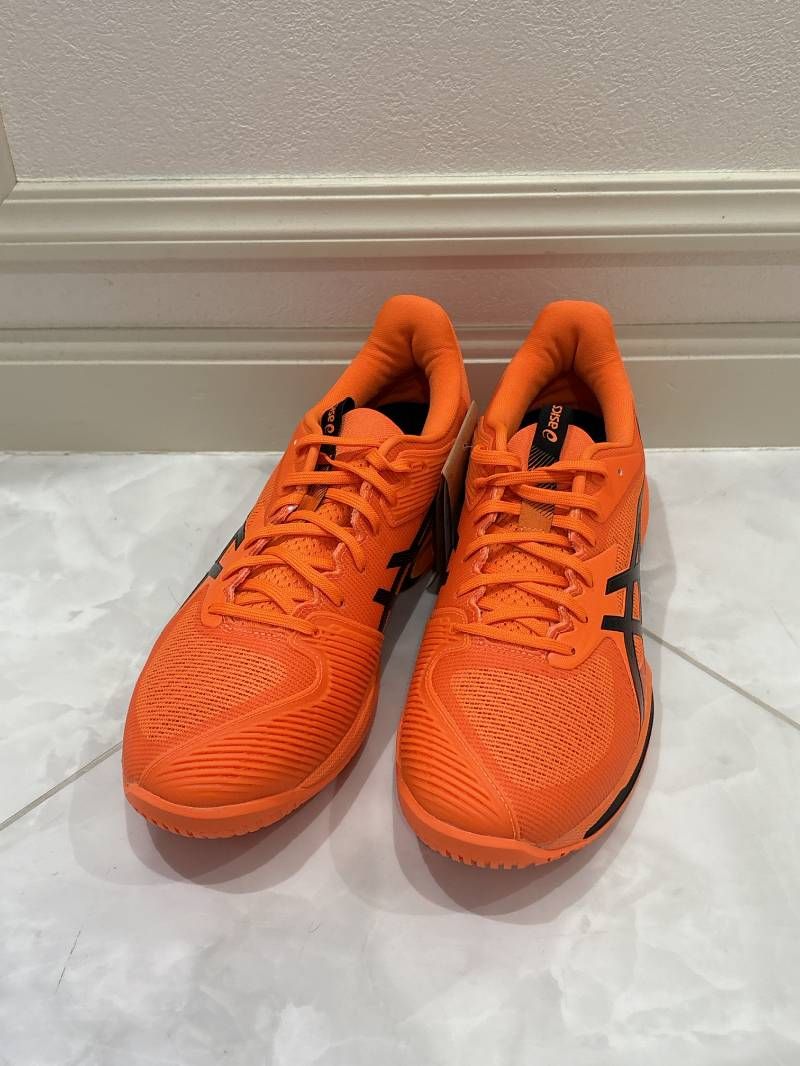 asics アシックス ソリューションスピードFF3 オレンジ ブラック28cm