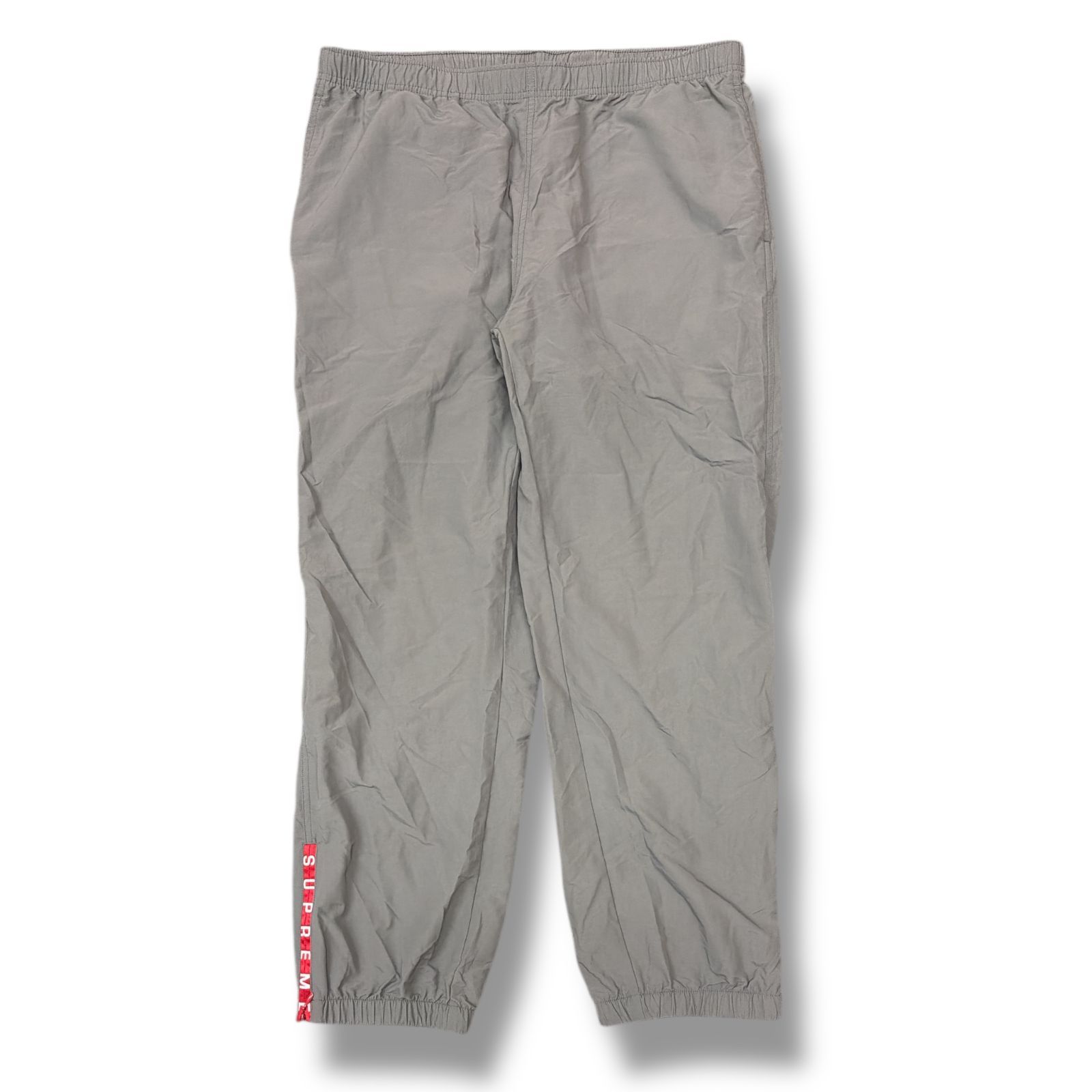 正規 参考上代18700円 Supreme 22SS Warm Up Pant ウォームアップパンツ イージーナイロンパンツ シュプリーム グレー L 1933M7