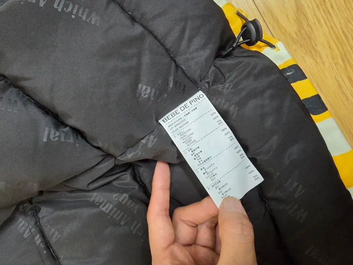  BEBE DE PINO ベベデピノ のような ダックダウン ダウンジャケット アウター ベビー服(~95cm)