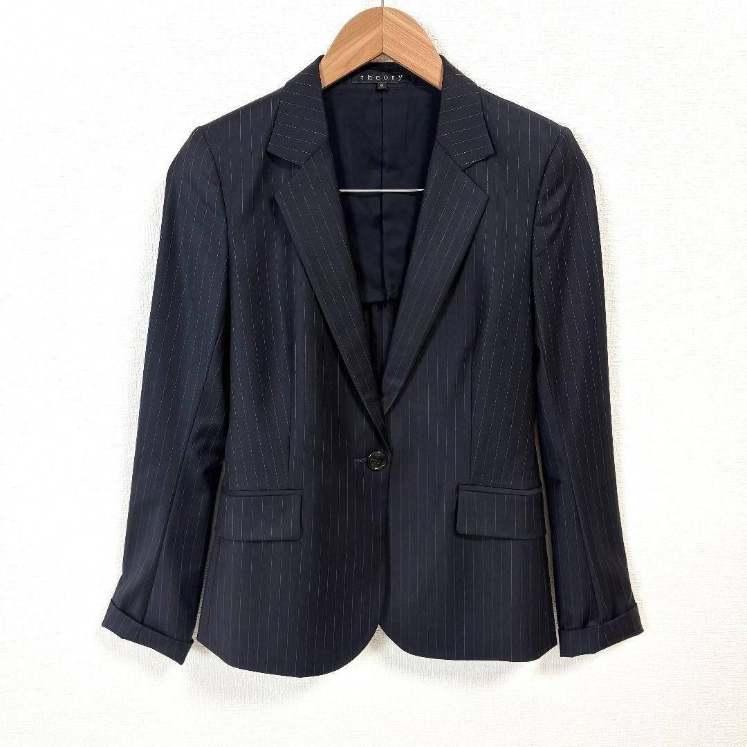 Theory パンツセットアップスーツ 上0 下2 ネイビー