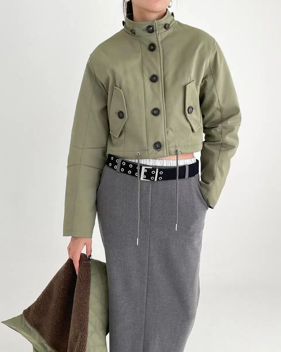 カーキ ファーマウンテンパーカー 取り外し GULLKHAN_COM