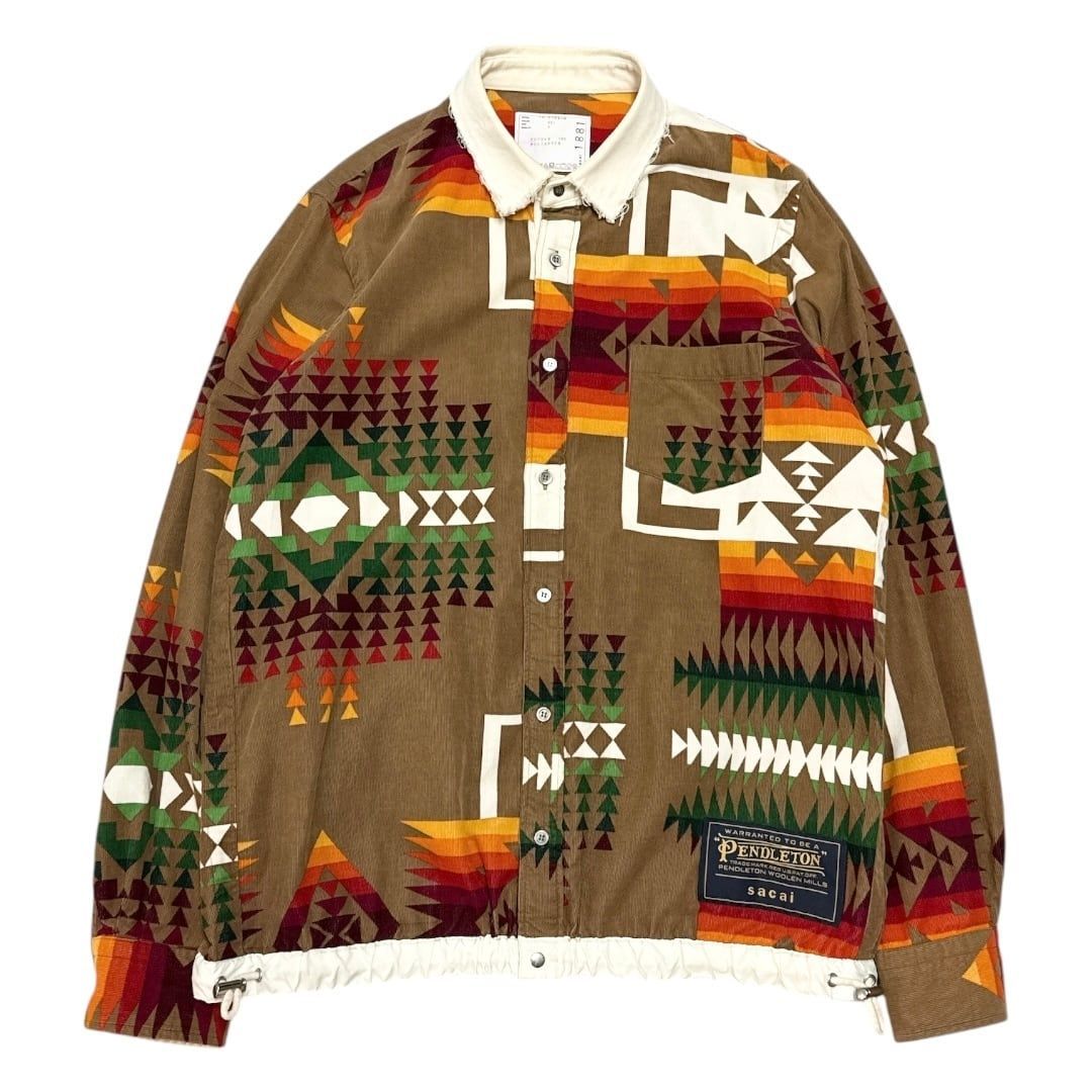 sacai x PENDLETON Graphic Print LS Shirts