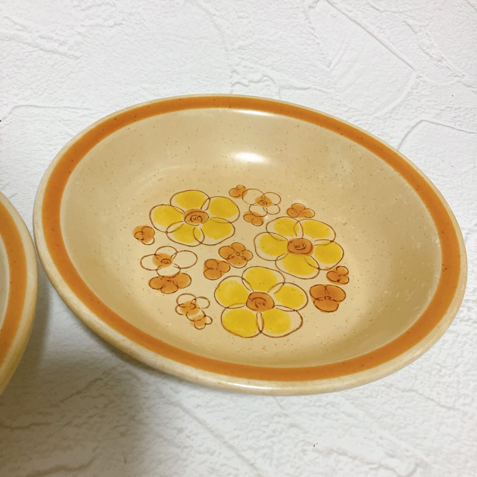 Suzuka Stone Flower 中皿 2枚セット 日本製 レトロ 花柄 - メルカリ