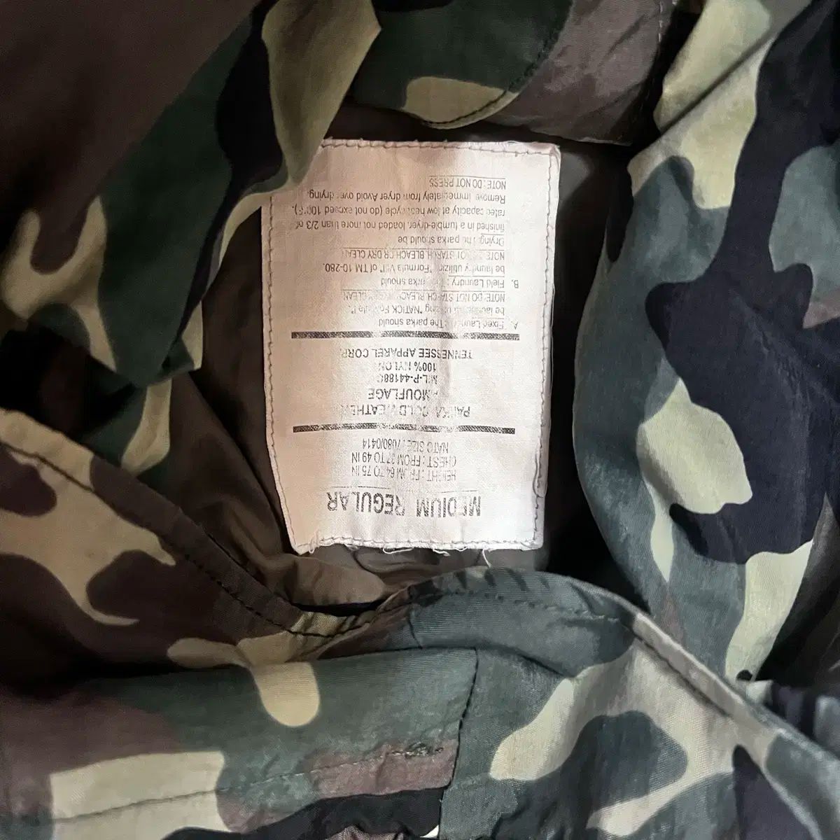 ミリタリー パーカ