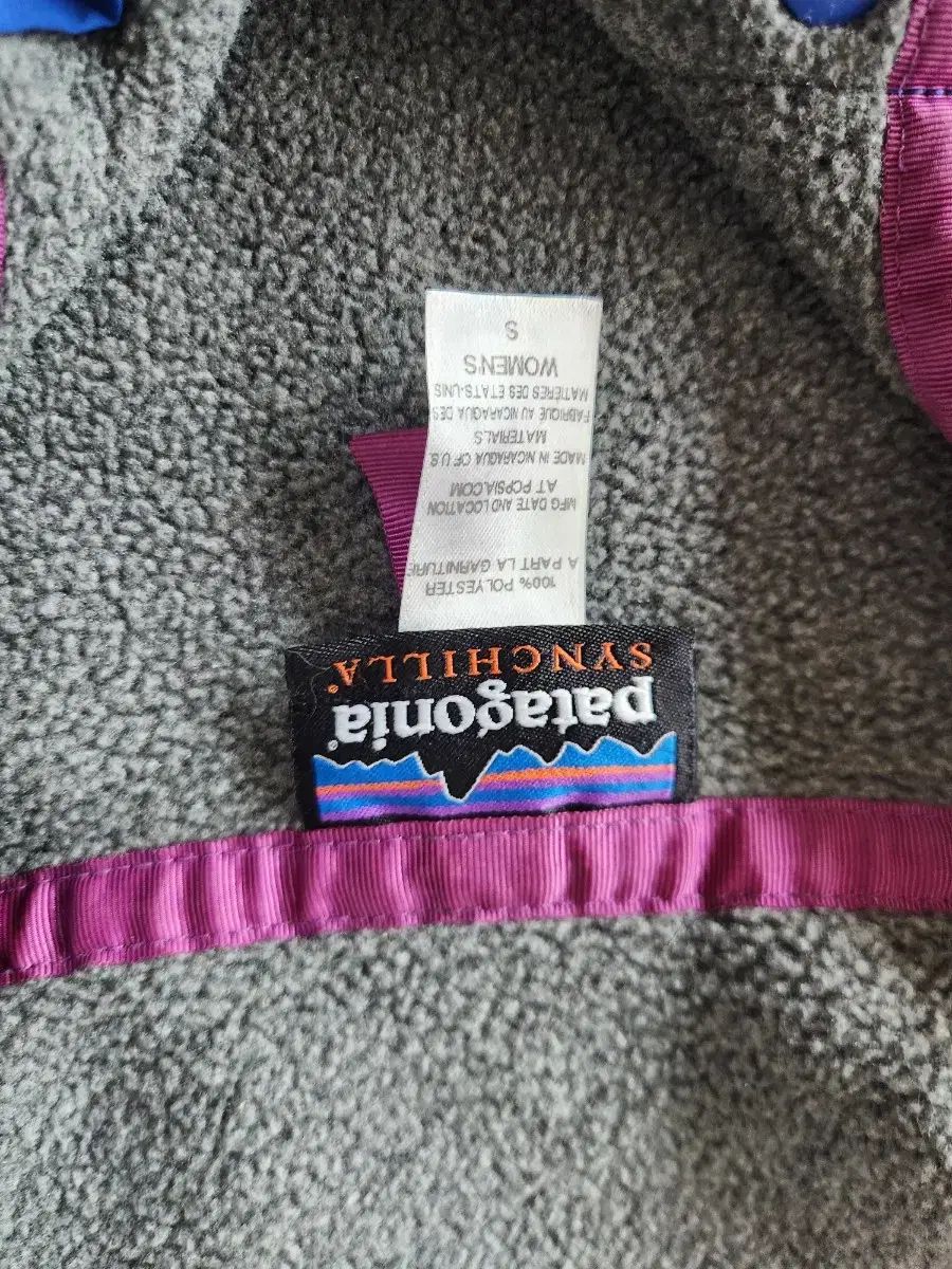 パタゴニア グレー フリース プルオーバー s