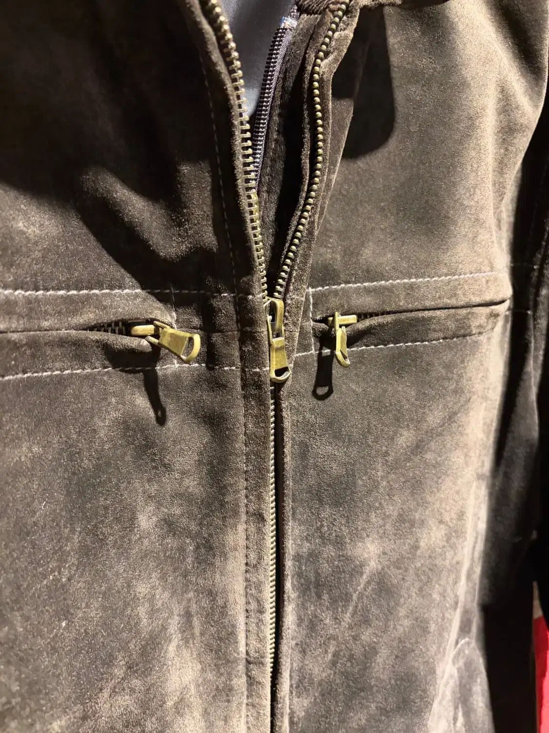 スウェード スポーツジャケット