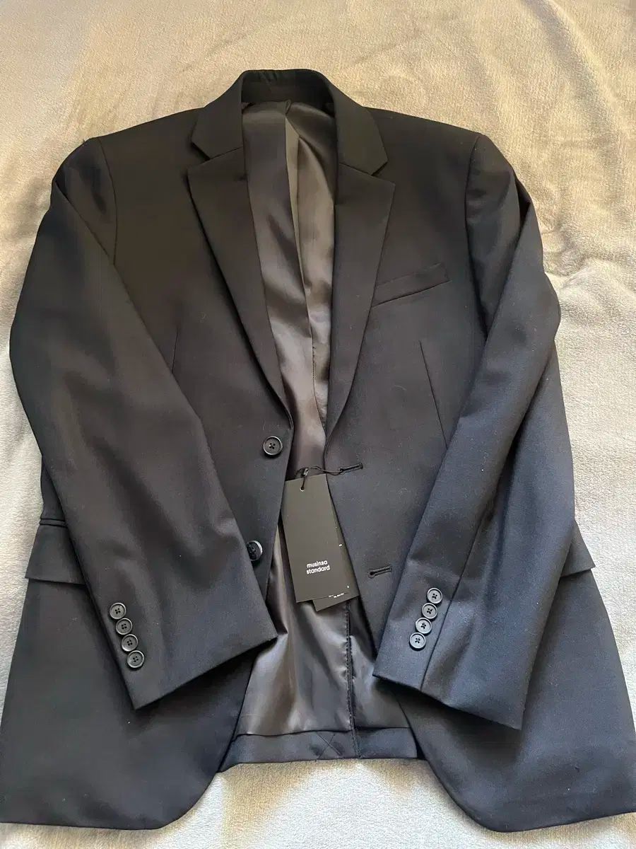 MUSINSA ブラック ウール ブレーザー