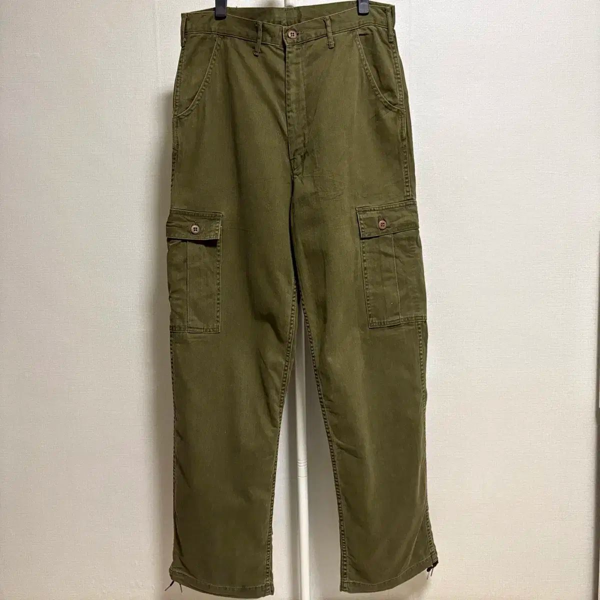 ヒステリックグラマー ヘリンボーン カーゴ パンツ オリーブ 31