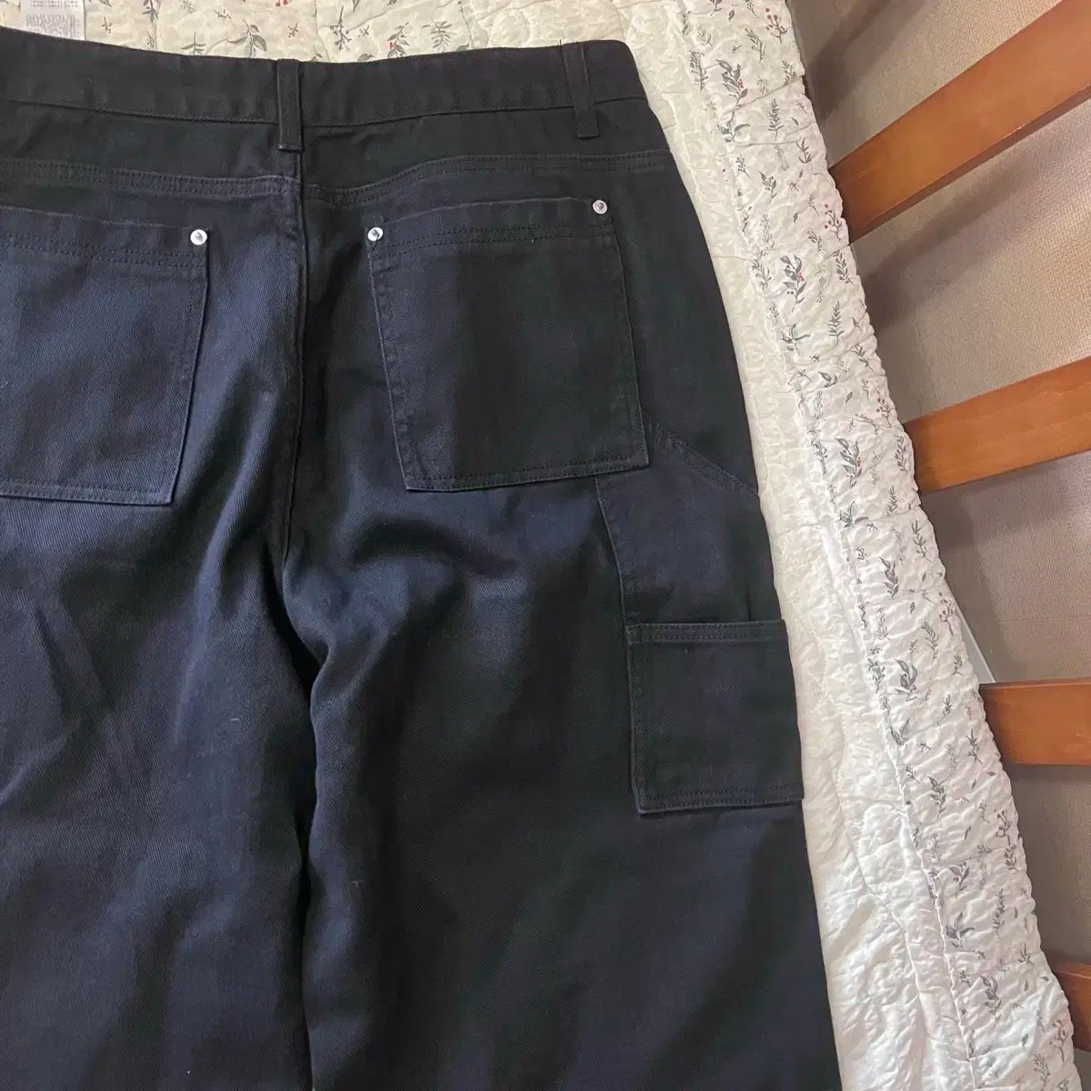  L トラベル カーペンター デニムパンツ ブラック その他 デニム ジーンズ